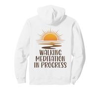 Caminar Meditación En Progreso Camino del Amanecer Yoga Consciente Sudadera con Capucha