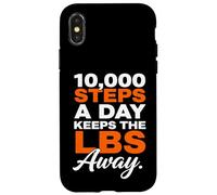 Caminar para La Pérdida De Peso Ejercicio 10000 Pasos Día Motivación Carcasa para iPhone X/XS