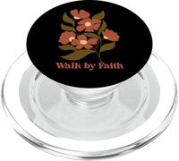 Caminar por fe Jesucristo Fe Cristianismo PopSockets PopGrip para MagSafe
