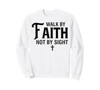 Caminar por la fe Cristianos Hombres y Mujeres Agradecidos Sudadera