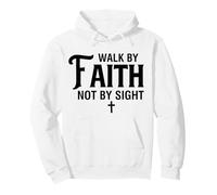 Caminar por la fe Cristianos Hombres y Mujeres Agradecidos Sudadera con Capucha
