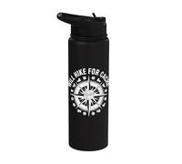Caminará por el cofre del tesoro de brújula caché Stainless Steel Insulated Water Bottle