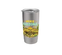 Caminata Arizona Gila Monster Desert Art Vaso térmico de acero inoxidable de doble pared