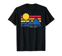 Caminata Chimenea Rock NC Gorge Retro Blue Ridge Montañas Senderismo Camiseta