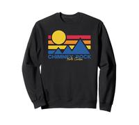 Caminata Chimenea Rock NC Gorge Retro Blue Ridge Montañas Senderismo Sudadera