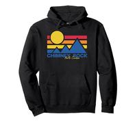 Caminata Chimenea Rock NC Gorge Retro Blue Ridge Montañas Senderismo Sudadera con Capucha