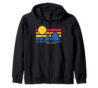 Caminata Chimenea Rock NC Gorge Retro Blue Ridge Montañas Senderismo Sudadera con Capucha