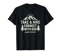Caminata Conéctate con Dios Salmo 104:24 Senderismo cristiano Camiseta