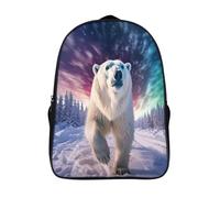 caminata del oso polar impreso en 3d mochilas 2 compartimento fauna informal grande mochila alta capacidad mochilas impresos-16,para estudiantes safari de senderismo