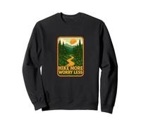 Caminata Más Preocúpate Menos Retro Montaña Sudadera