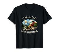 Caminata para Encontrar Mejores Lugares de Lectura Arte Amante de los Libros Camiseta