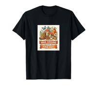 Caminata y descubre la Naturaleza Humor Arte Camiseta