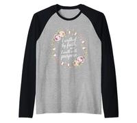 Caminé por fe Ahora Camino con propósito Misión Camiseta Manga Raglan