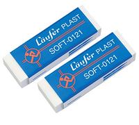 Camino 69806 plast Soft 0121 goma de borrar, muy suave plástico de goma de borrar, especialmente papierschonend, blíster Contiene 2 gomas