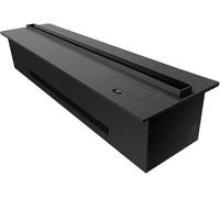 Camino a vapore d'acqua con atomizzazione regolabile, telecomando e pannello di controllo, decorazione a fiamma simulata in 3D, tavolo da caminetto con vapore ultrafine (acciaio inossidabile, 700)