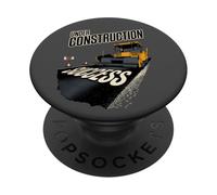 Camino al éxito en construcción, Trabaja Duro PopSockets PopGrip Adhesivo