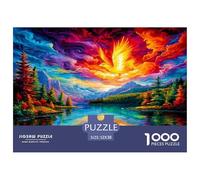 Camino al Infierno Puzzle 1000 Piezas, Moderno DIY, Entretenimiento para Adultos Y Niños A Partir De 12 Años Imposible Rompecabezas-Obra De Arte, Desafío Mental 52x38cm/1000pcs