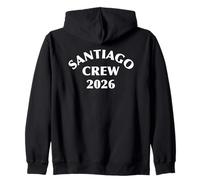 Camino Crew 2026 Grupo de Peregrinación a Santiago Amigos Sudadera con Capucha