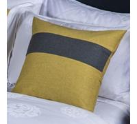 Camino de cama de lino suave, funda de manta de cama a rayas, decoración para camas de tamaño King, Queen, dobles, bufandas de cama, toalla de extremo para protección, amarillo, funda de almohada de