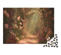 Camino de jardín místico Puzzle 1000 Piezas 52x38cm/1000pcs, - Antistrés para Familias, Juego Educativo Creativo, Regalo De Decoración para El Hogar