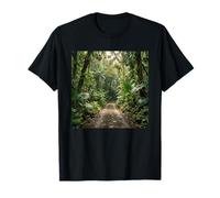 Camino de la Selva Tropical Sendero escénico denso de la Selva Camiseta