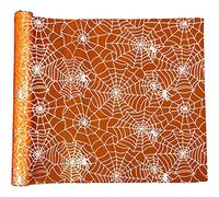 Camino de mesa, A: 29 cm, l. 3,5 m, naranja, halloween, 1rollo
