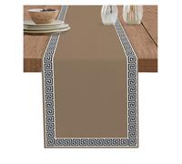 Camino De Mesa Camino de Mesa Decoración patrón Simple del hogar Cena(WXF06618,33 x 183cm)