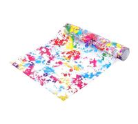 Camino de mesa colorido - 28 cm × 460 cm de tul, rollo de papel para camino de mesa, arco iris, decoración se puede utilizar como decoración de bodas, Adviento, Navidad, Día de la Madre, carnaval, etc