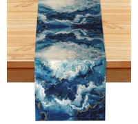 Camino de mesa con estampado de Within The Tides para decoración del hogar, mesa de comedor, boda, fiesta de San Valentín, 13 x 72 pulgadas