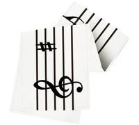 Camino de mesa con notas musicales, caminos de mesa decorativos con notas musicales, camino de mesa de poliéster para bodas, decoración de mesas, despedidas de soltera, decoraciones para fiestas.