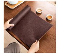 Camino de mesa de cuero, impermeable y resistente al aceite, adecuado for mesas de comedor, mesas de café, tocadores y decoración del hogar.(Dark Brown,45x180cm/17.7x70.9in)