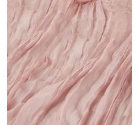 Camino de mesa de gasa de Pascua de 35 x 120 pulgadas, bohemio, rústico, de poliéster, marrón claro, azul claro, rosa nuevo, para boda, baby shower, vacaciones, decoración de mesa de comedor (rosa