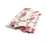 Camino de mesa floral bordado vintage para el hogar, boda, fiesta, decoración de Navidad, 40 x 176 cm, tela satinada, reutilizable, resistente a las manchas, lavable