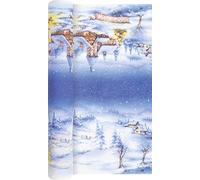 Camino de mesa Navidad pueblo en invierno/Navidad/Advent 490 x 40 cm