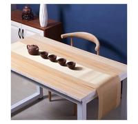 Camino de Mesa Resistente al Calor, Vinilo Tejido, PVC Antideslizante y Lavable(Gold,30x135cm)