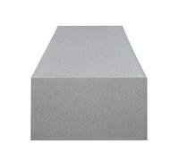 Camino de mesa Viena, mantel moderno y repelente a las manchas para todo el año, gris, 40 x 140 cm