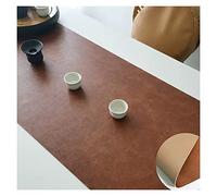 Camino de Mesa y manteles Individuales de Cuero Colorido, tapetes de café Resistentes al Calor e Impermeables de 20/28/39/47 Pulgadas de Largo, manteles de Mesa de decoración de Mesa de Come