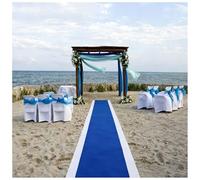 Camino de Pasillo Azul Real for Ceremonia de Boda, Alfombra de Pasillo for Decoraciones de graduación, Bailes de graduación, Interiores y Exteriores(1.2mx5m/3'11"x16'5")