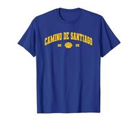 Camino de Santiago 2025 Camiseta, Hombre, Azul Real, S