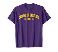 Camino de Santiago 2025 Camiseta, Hombre, Morado, 3XL