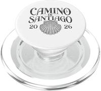 Camino de Santiago 2026 Clásico Concha de Vieira Peregrino PopSockets PopGrip para MagSafe