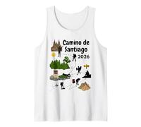 Camino de Santiago 2026 Fases Que Todo peregrino Entiende Camiseta sin Mangas