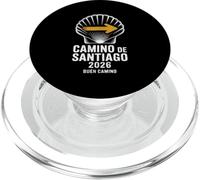 Camino de Santiago 2026 Large Shell Buen Camino Hiker Spain PopSockets PopGrip para MagSafe