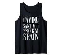Camino de Santiago 780 KM España Ruta de Peregrinación Camiseta sin Mangas