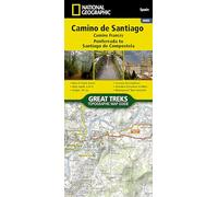 Camino de Santiago - Camino Frances Map 4 of 4: Ponferrada to Santiago de Compostela: 4005 (National Geographic Trails Illustrated Map)