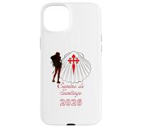 Camino de Santiago Compostela 2026 Señora Peregrina Carcasa para iPhone 15 Plus