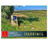 Camino de Santiago - Jakobsweg (Wandkalender 2027 DIN A3 quer), CALVENDO Monatsk