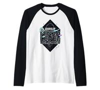 Camino de Santiago Ninja Level Unlocked Bright Ninja Hiking Camiseta Manga Raglan