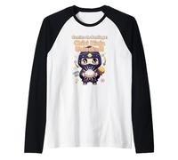 Camino de Santiago Ninja Level Unlocked Pilgrim Hiking Spain Camiseta Manga Raglan