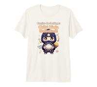 Camino de Santiago Ninja Level Unlocked Pilgrim Hiking Spain Camiseta Premium